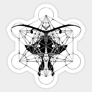 Metatron’s Luna Moth Sticker